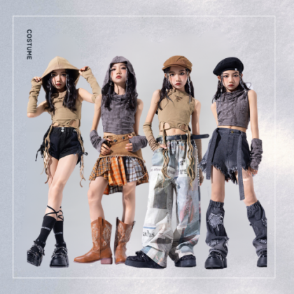 アーストーン × グランジストリートコーデ（4種類）