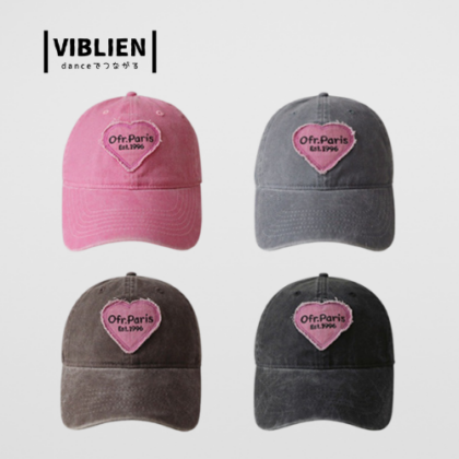 【販売商品】ハートワッペンキャップ