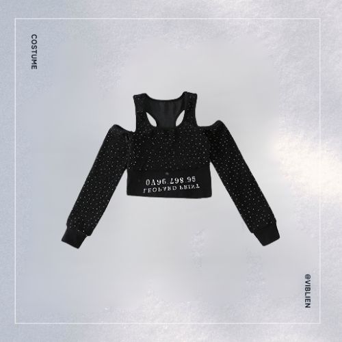 カーキ迷彩 ストリートHIPHOP キッズダンス衣装 - 画像 (10)