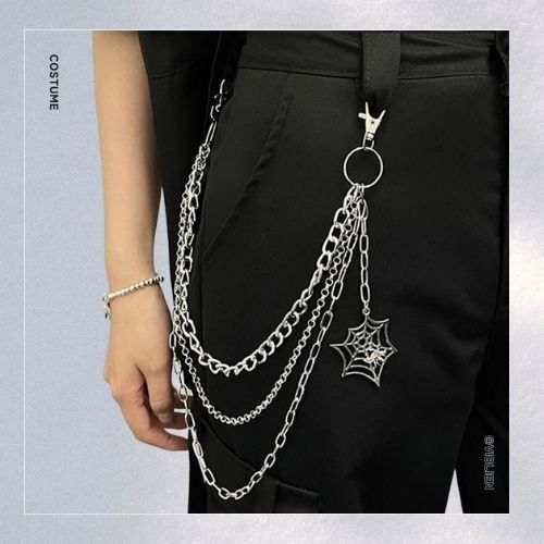 スパイダー ウエストチェーン ベルトチェーン|HIPHOP・K-POP・ガールズヒップホップ - 画像 (2)